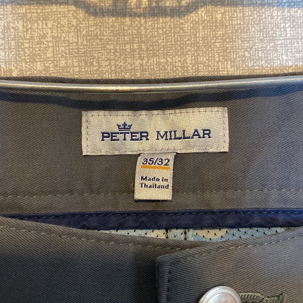 Peter Millar Eb66 Performance Gray Five-Pocket Pa… - image 2